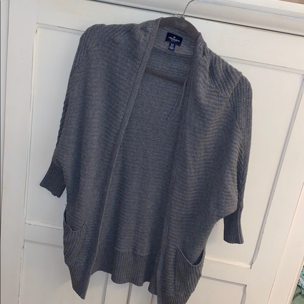 Grey american eagle cardigan